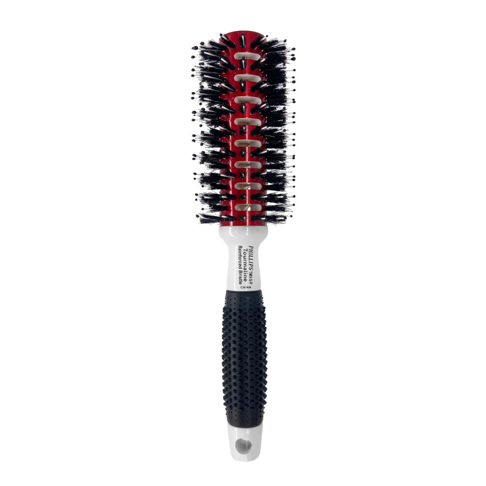 Phillips Brush Mini Tourmaline Monster Vent 5 Poly-Tip Professional Ha