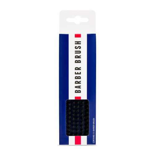 JOHNNY B. Professional Compact Barber Brush, Soft Nylon Bristles (Blue) 2