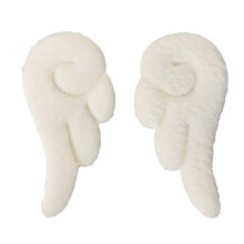 Beaupretty Cartoon Haarclips, Pluche Engel Vleugels Haarclips Antislip Haarspelden voor Meisjes Vrouwen (1Pcs)