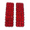 2PCS Fermagli per Capelli con Strass per Donne e Ragazze Accessori per Capelli Rossi 3