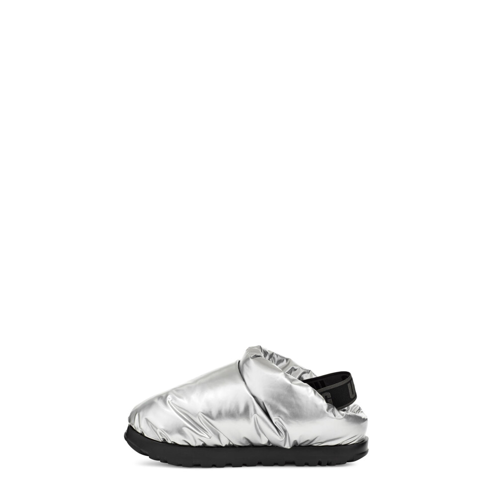 UGG Women's Spaceslider Slipper Slipper  Silver  7