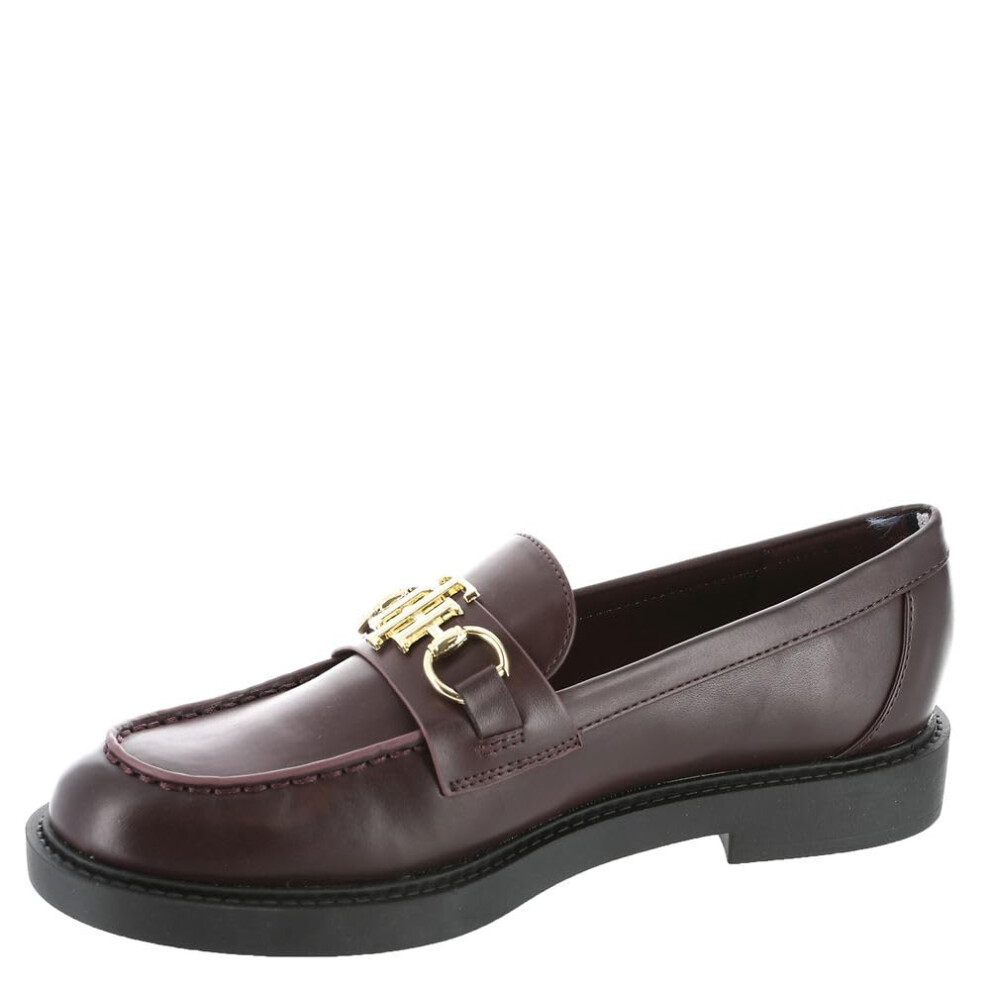 Tommy Hilfiger Women's TREVYS Loafer  Burgundy 600  6.5