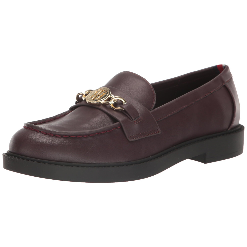 Tommy Hilfiger Women's Terina Loafer  Dark Red  7