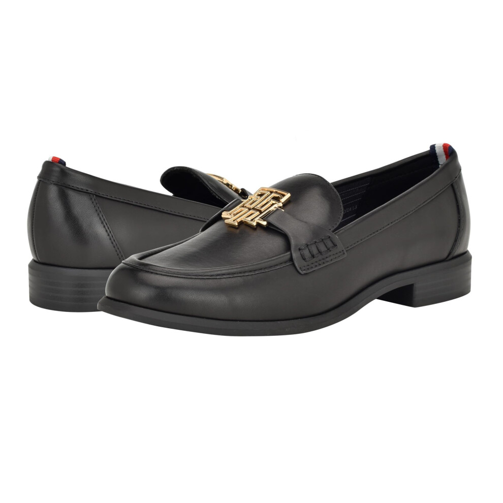 Tommy Hilfiger Women's TEROW Loafer  Black 001  7.5