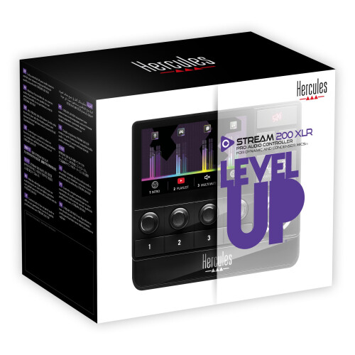 Audio Controller - HERCULES - STREAM 200 XLR - Pilotage simple et intuitif du son - Streaming avancé 1