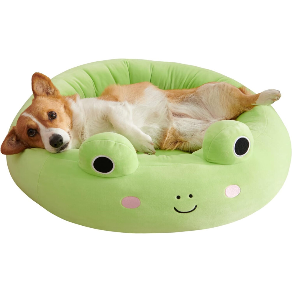 Squishmallows 20-Inch Wendy Frog Pet Bed - Small Ultrasoft Official Sq