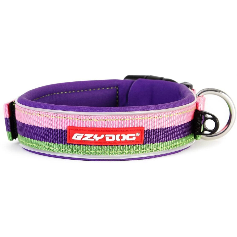 EzyDog Neo Waterproof Dog Collar - Reflective Trim for Nighttime Safet