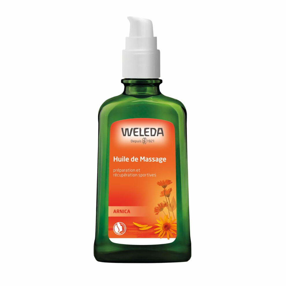 Weleda Arnica Muscle Massage Oil  3.4 Fluid Ounce  Plant Rich Massage