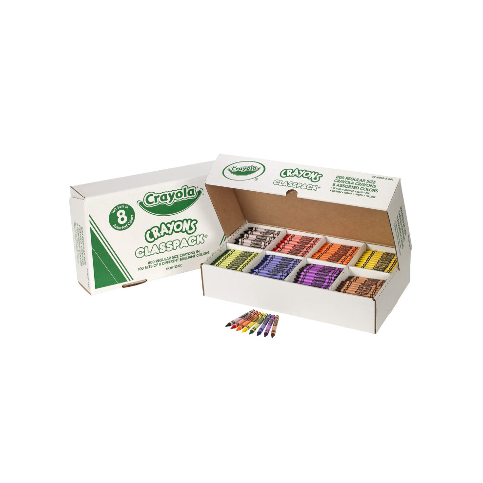 Crayola Crayon Classpack  800 Count  Bulk School Supplies For Teachers