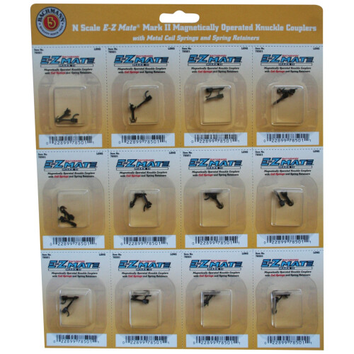 BACHMANN Bachmann Trains E  Z Mate Mark II Magnetic Knuckle Couplers with Meta