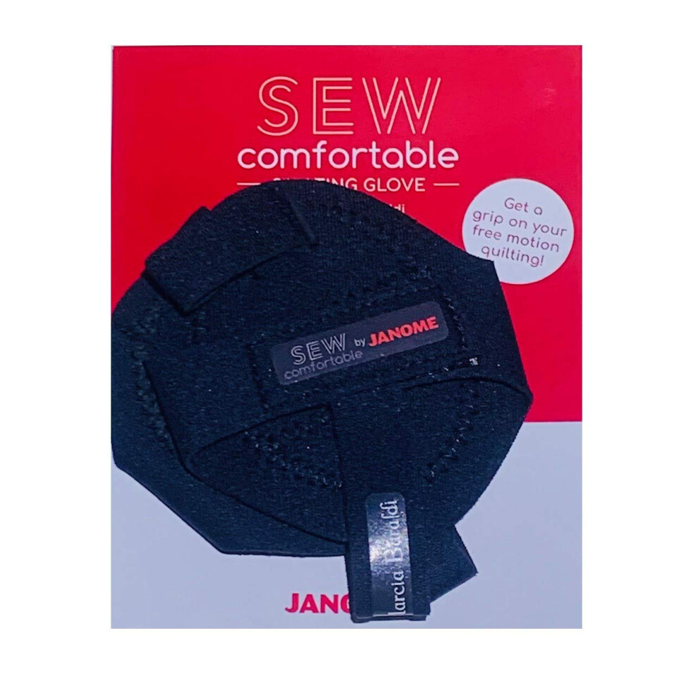 Janome Sew Comfortable Quilting Gloves by Marcia Baraldi