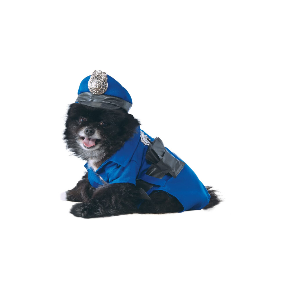 Rubie's Police Dog Pet Costume  Small Blue