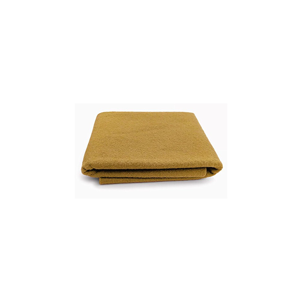 Honey Biscuit Brown - 100% Wool Felt Natural Sheet - 100% Virgin Merin