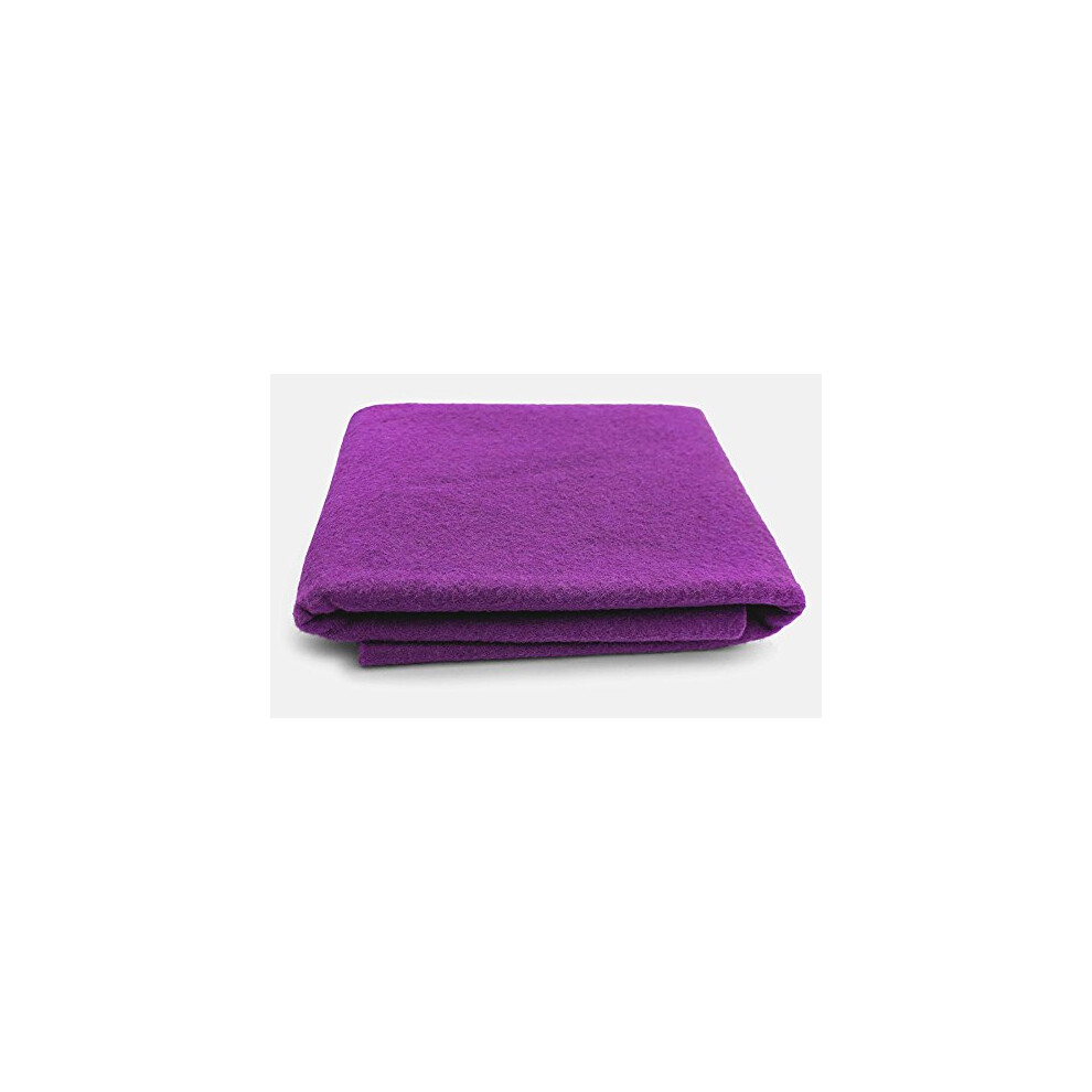 Purple - African Violet Purple - XXL Wool Sheet - 100% Virgin Wool - 3