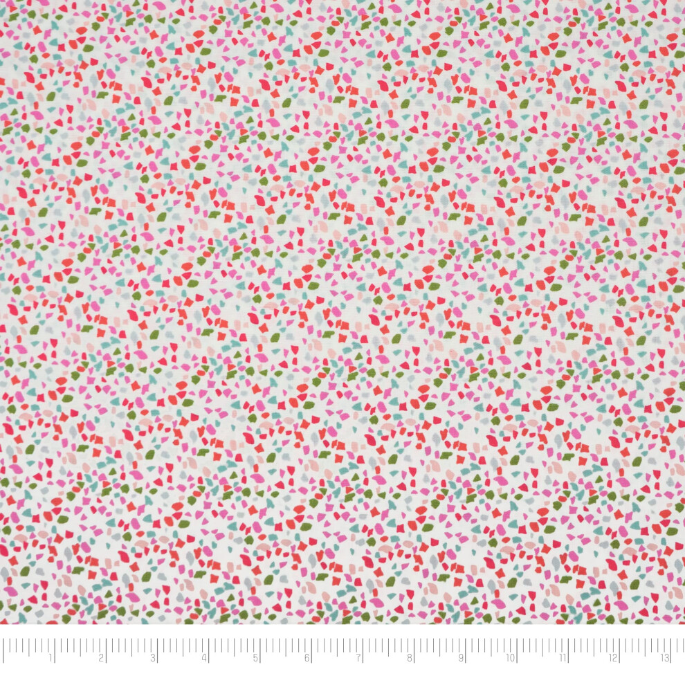 Singer Fabrics  100% Cotton  Pink Party Confetti  2 Yard Precut