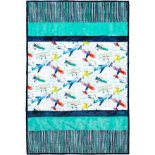 Kit de abrazos Minky de Shannon FABRICS Plan de vuelo perfecto