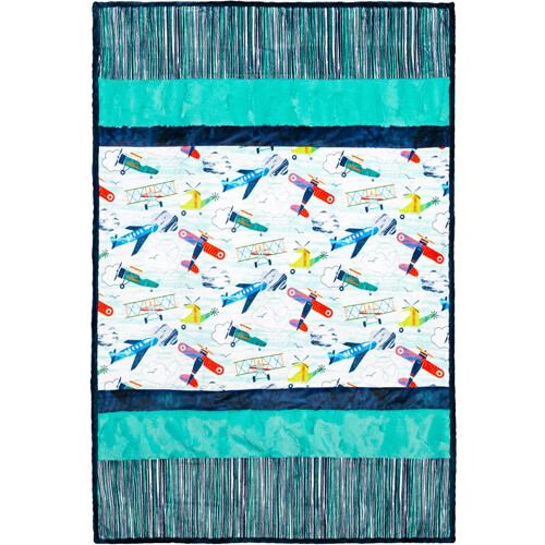 SHANNON TECTICS Minky Cuddle Kit Picture Plan Flight Perfect