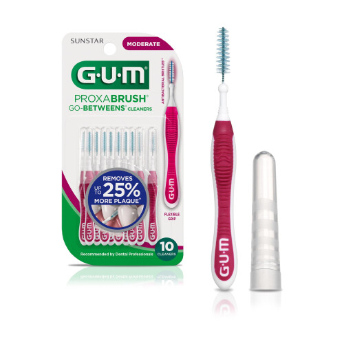 GUM Proxabrush Go-Betweens - Μέτρια - Διαβρωτικά Βουρτσάκια για Δόντια