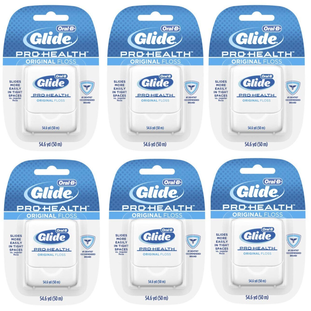 Oral-B Glide Pro-Health Dental Floss  Original Floss  50m  Pack of 6