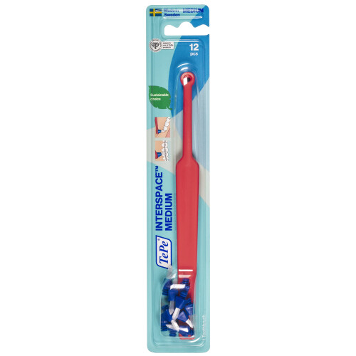 Tepe TEPE Interspace Angled Medium Toothbrush for Braces with Single-End Tu 1