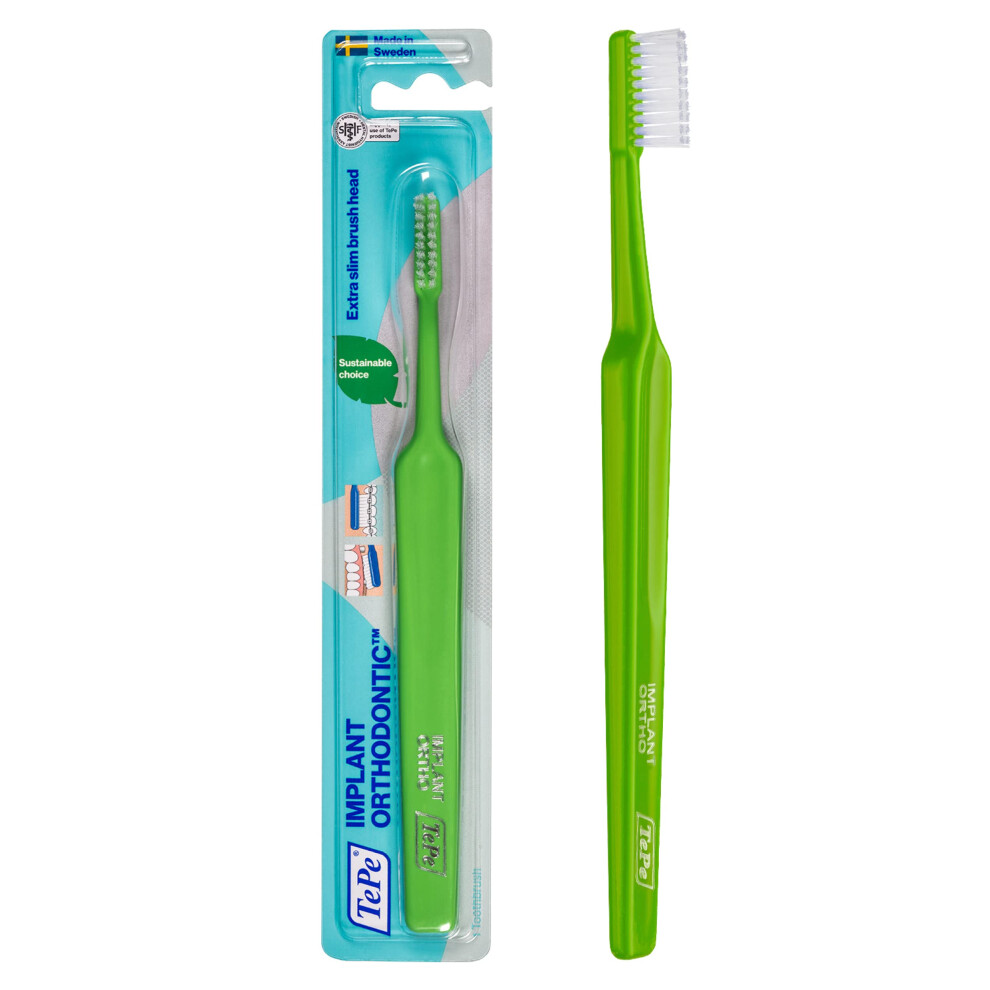 TEPE Implant Orthodontic Soft Toothbrush - Extra Narrow Brush Head Thi