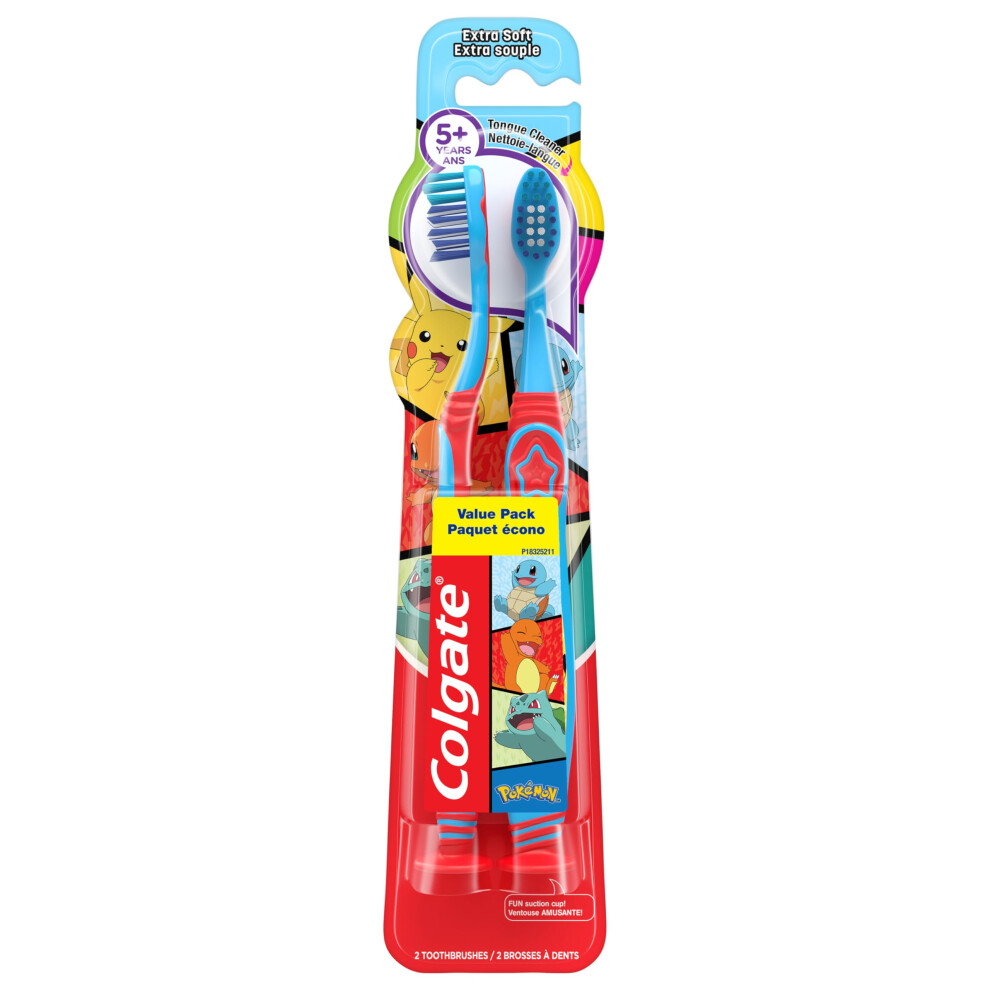 Colgate Extra Soft Toothbrush for Kids  Kids Toothbrush Pack with Buil