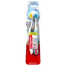 Colgate Kids Extra Soft Baby Tandborste Pack, Träningsborste för 3-24 månader, Halkfri Handtag, Extra Mjuka Borst