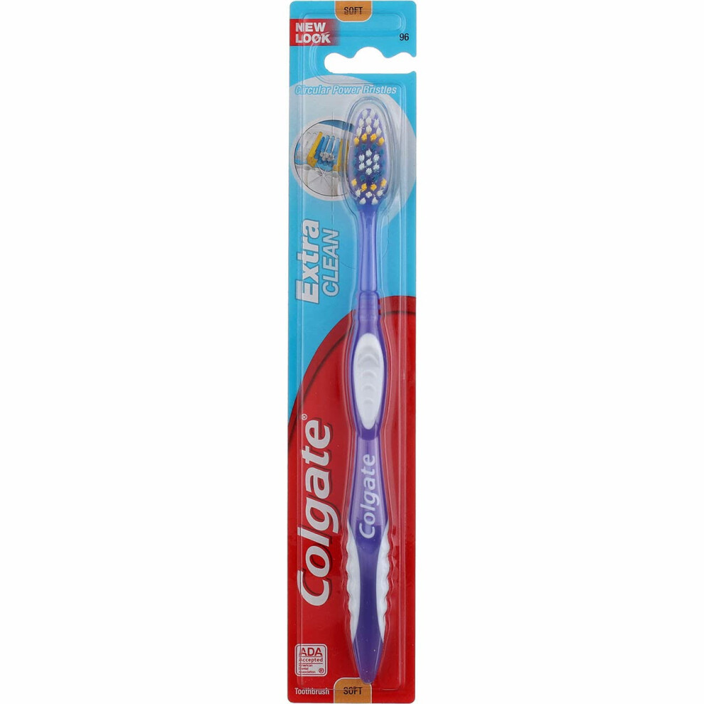 Colgate Extra Clean Circular Power Bristles Toothbrush Soft (Pack of 6