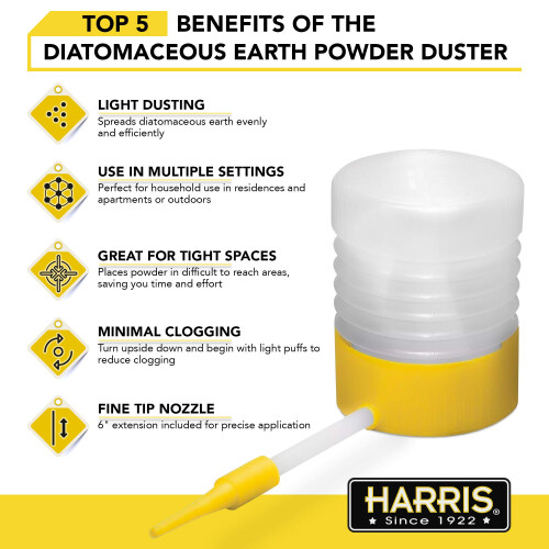 Harris Harris diatom  cea p   p   de p   com bico de extens  o de 6 polegadas f 1