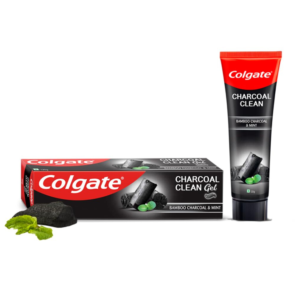 Colgate Charcoal Clean Toothpaste  Bamboo Charcoal and Mint - 120 g