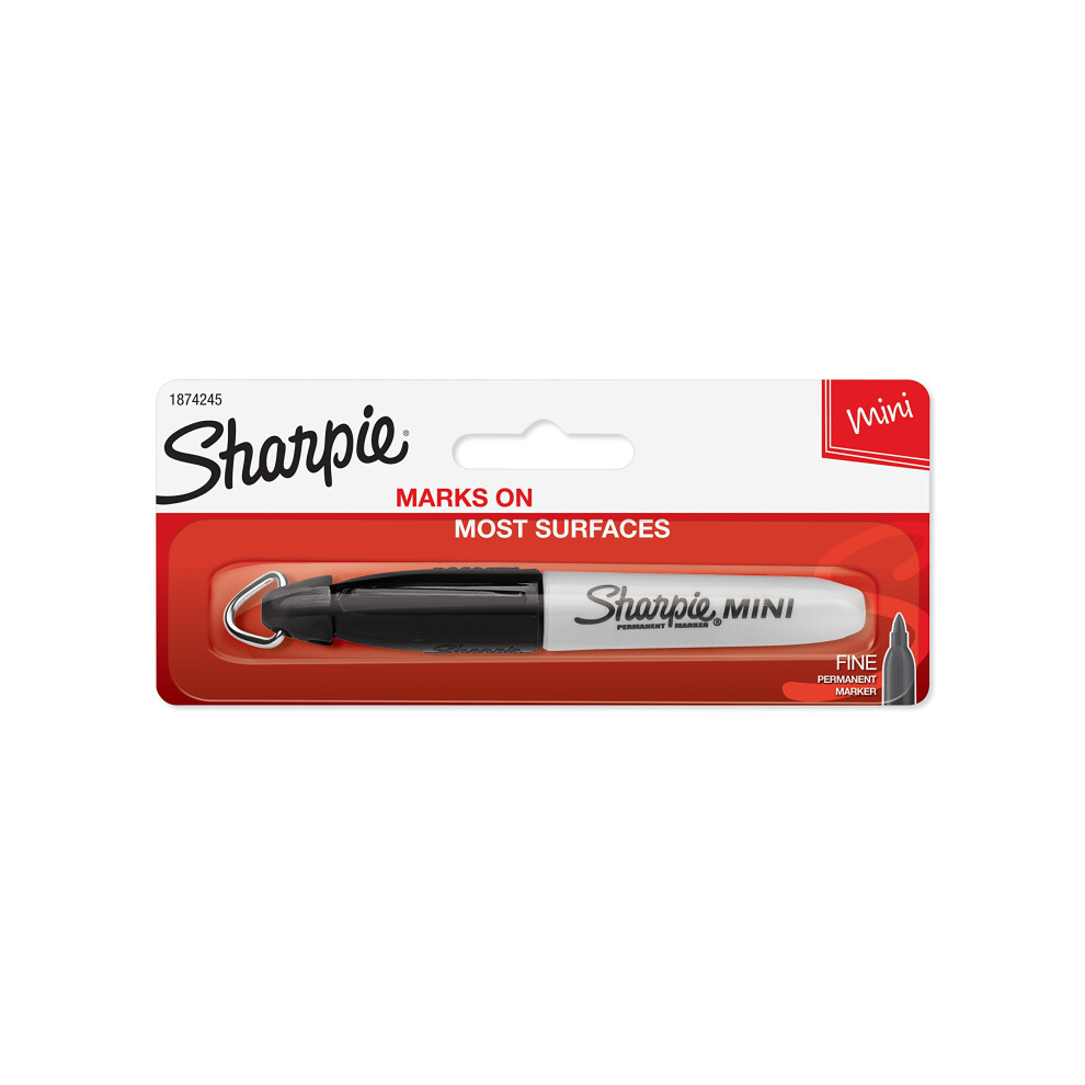 SHARPIE Mini Permanent Marker  Fine Point  Black  1 Count