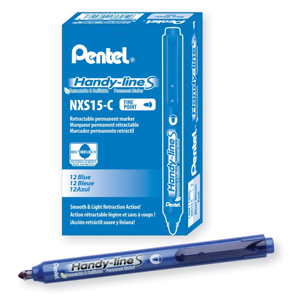 Pentel Handy-line S Retractable and Refillable Permanent Marker  Chise