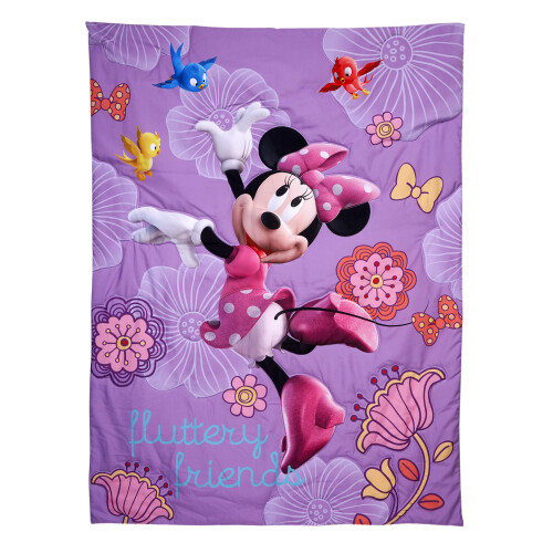 Disney Disney Set Letto 4 Pezzi Minnie Mouse, Lavanda 1