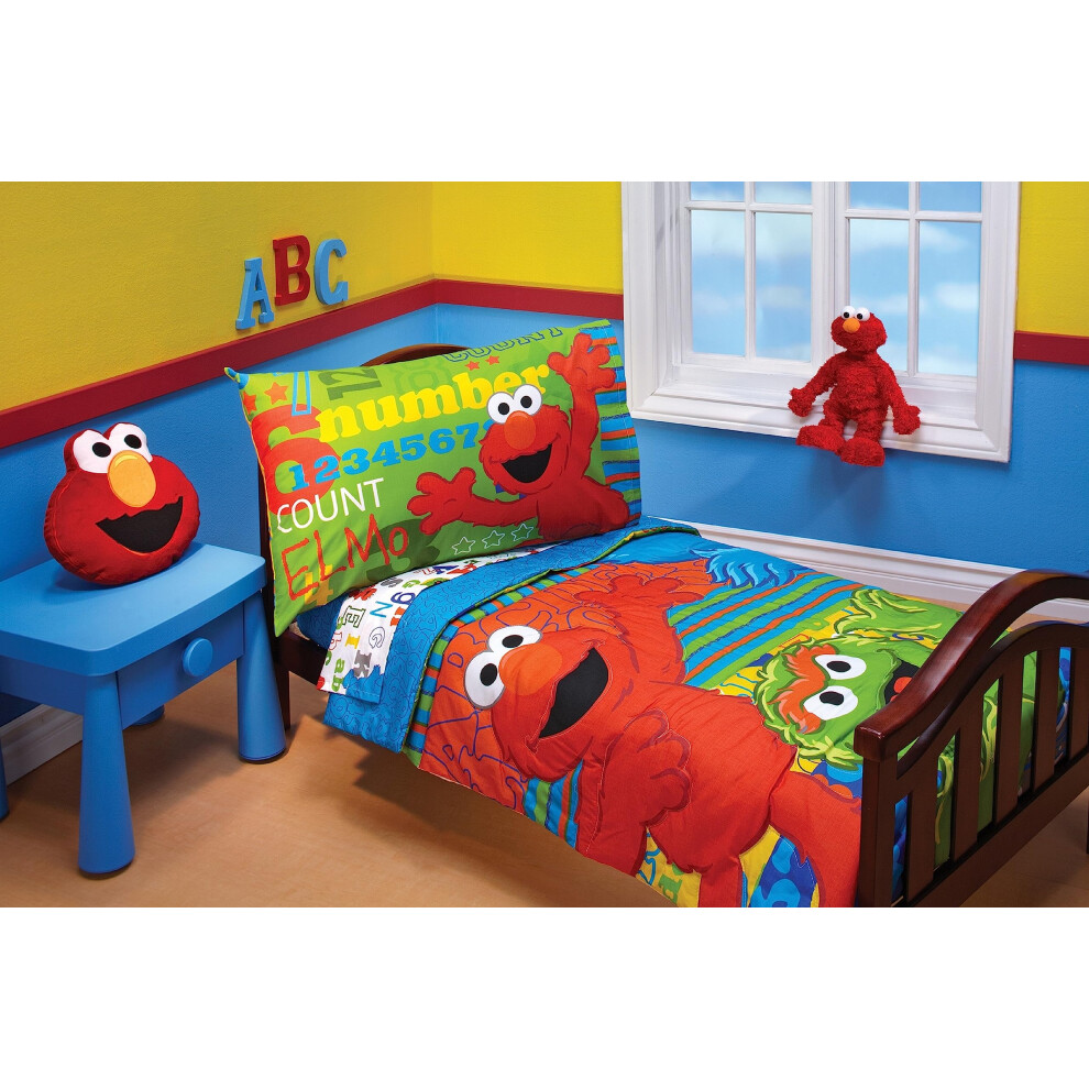 Sesame Street ABC 123 4 Piece Toddler Set