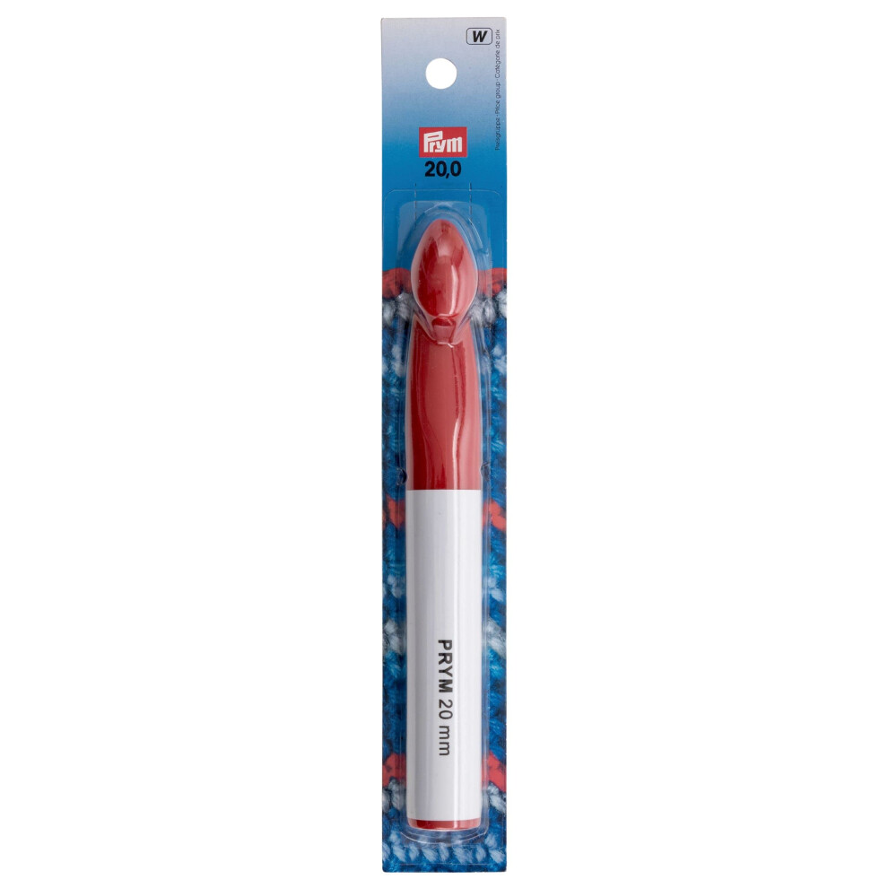 Prym 7"" Plastic Crochet Hook  20mm