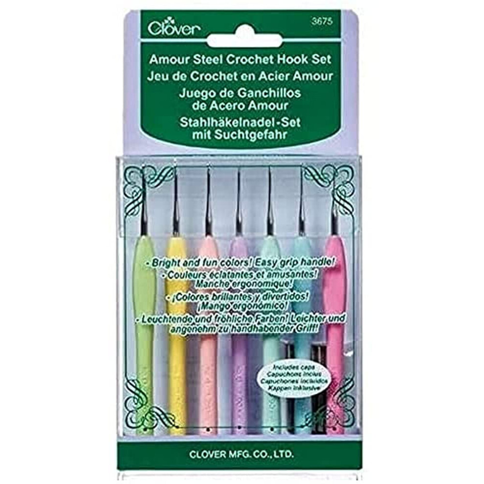 Clover Amour Steel Crochet Hook Set