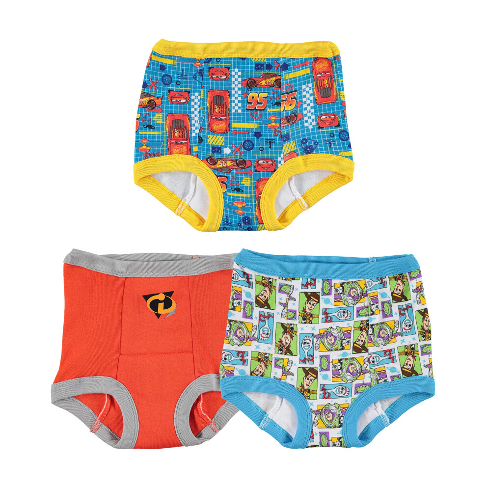 Disney Toddler Boys' 3 Pack Training Pant  Assorted  3T