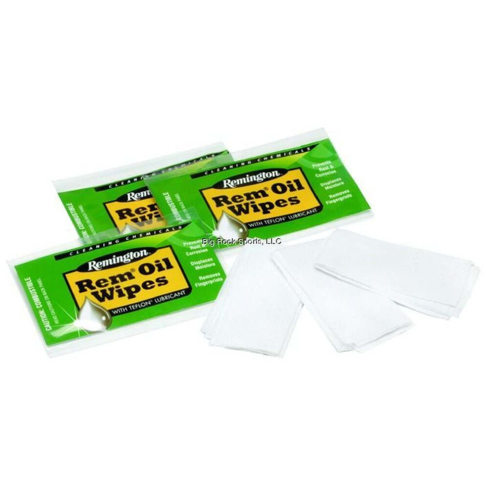 Remington Remington Oil Wipes  12 Count 6in. X 8in.