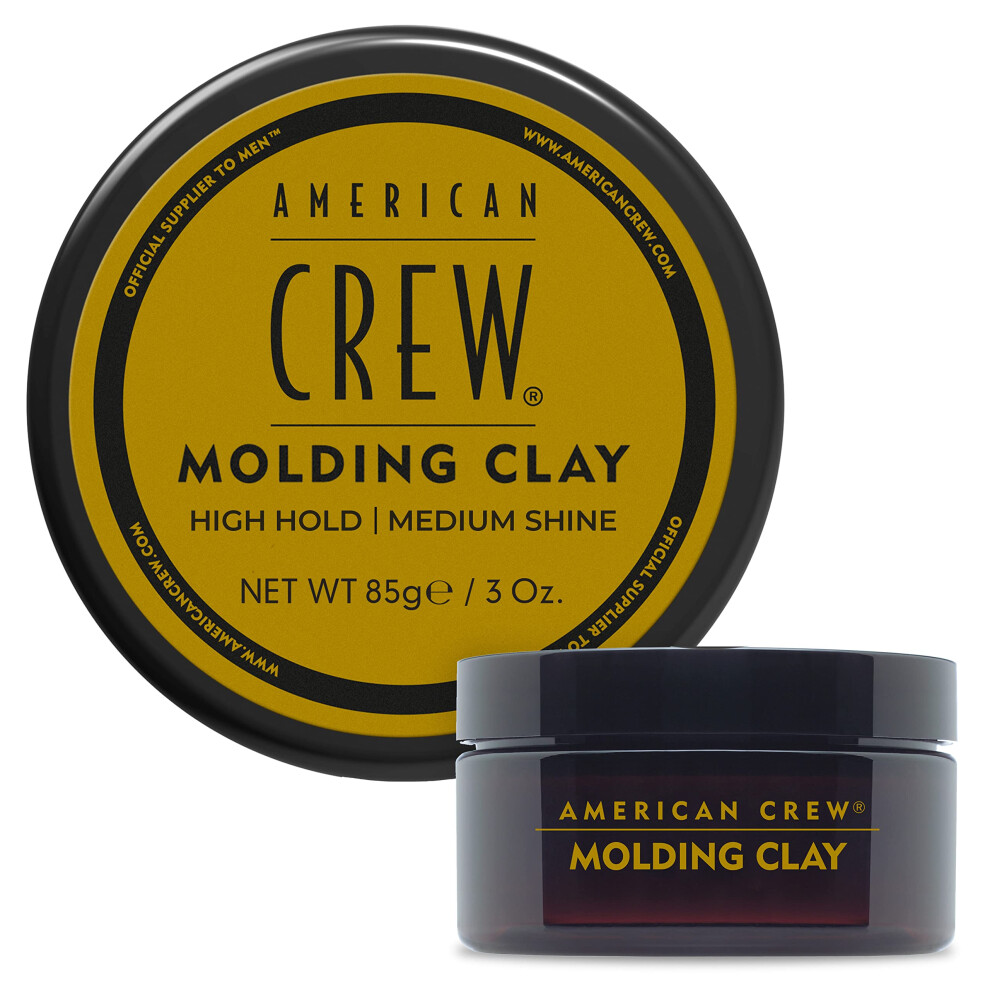 American Crew Men's Hair Molding Clay  Like Hair Gel with High Hold wi