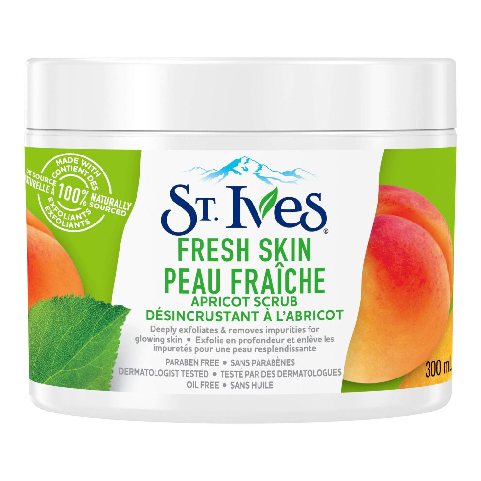 St. Ives Fresh Skin Facial Scrub 300ml/10.14 Fl.oz {Imported from Cana