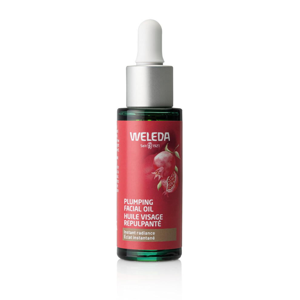 Weleda Face Care Plumping Oil  1 Fluid Ounce  Plant Rich Moisturizer w