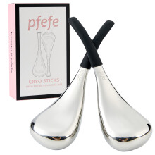 pfefe Ice Globes Strumenti per la Cura della Pelle, Bastoncini Cryo in Acciaio Inossidabile per Viso