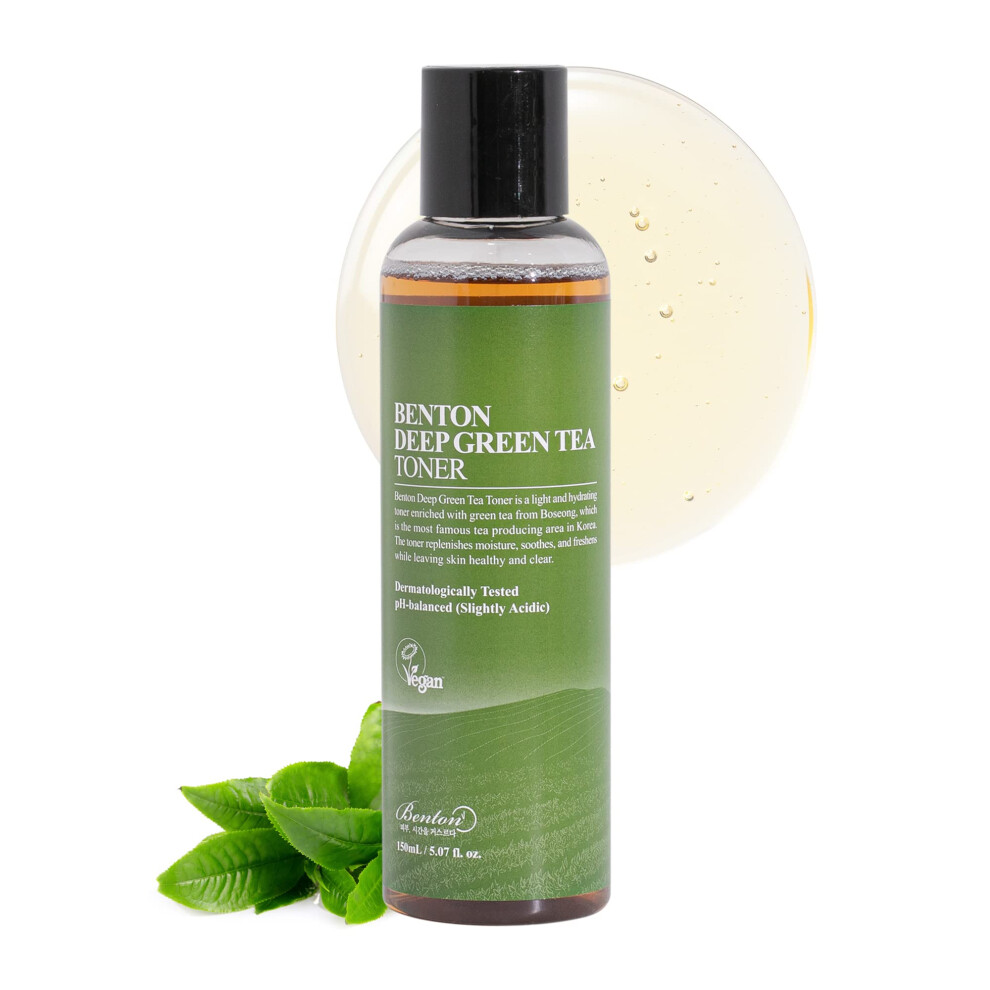 Benton Green Deep Tea Toner 150Ml (5.07 Fl.oz) - Tea Toner For F