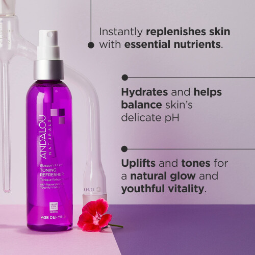 Andalou Naturals Blossom + Leaf Τονωτικός Ψεκασμός, 6 Ουγγιές 1