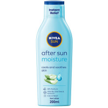 Nivea Sun Moisturising After Sun Lotion With Aloe Vera Silky Skin Feel