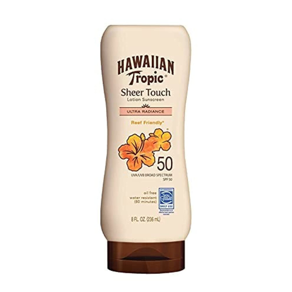 Hawaiian Tropic Sheer Touch Lotion SPF 50 Sunscreen-8 oz