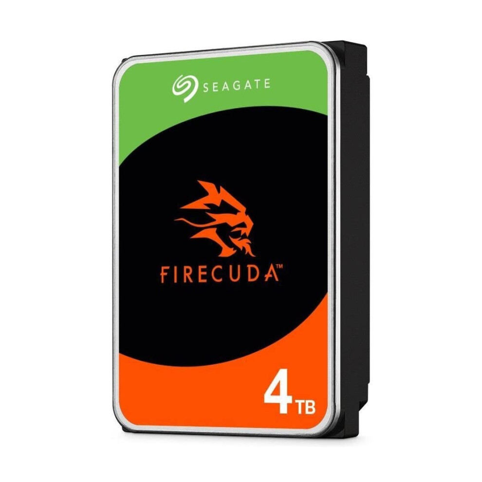 Seagate FireCuda HDD 4TB Internal Hard Drive HDD - 3.5 Inch CMR SATA 6