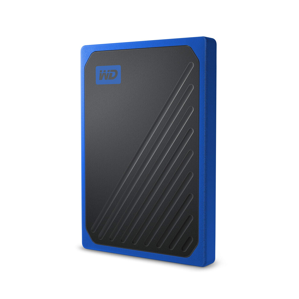 WD 2TB My Passport Go SSD Cobalt Portable External Storage  USB 3.0 -