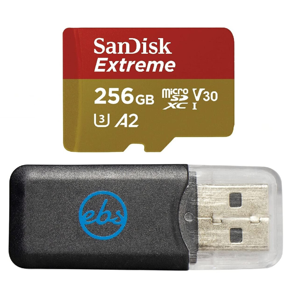 SanDisk Extreme 256GB MicroSD Card for GoPro Works with GoPro Hero 10