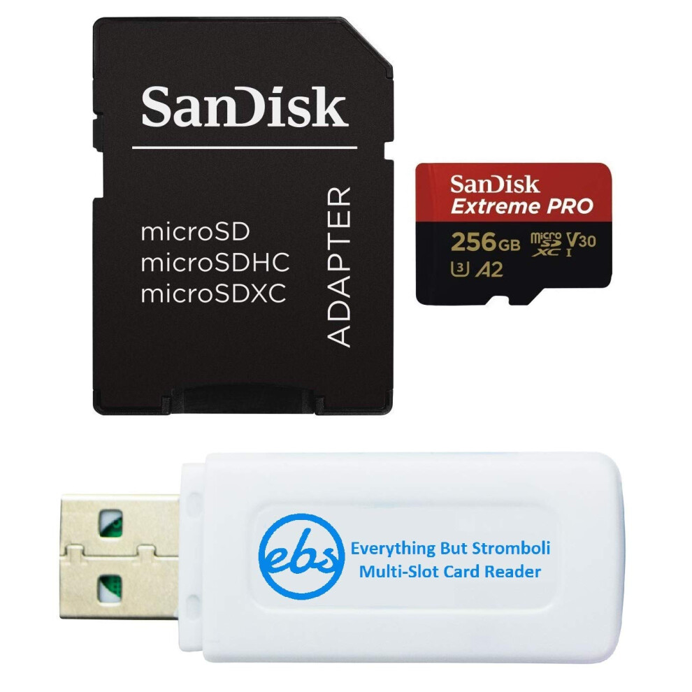 SanDisk Extreme Pro 256GB Micro SD Memory Card for GoPro Hero 9 Black